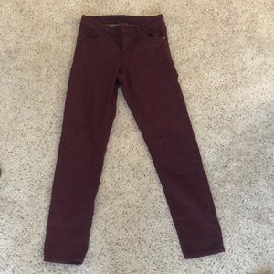 Mid rise skinny jeans